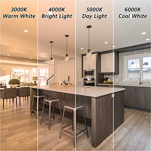 6 Inch 24 Pack (12 Watt 900 Lumens), LED Ceiling Lights with Junction Box