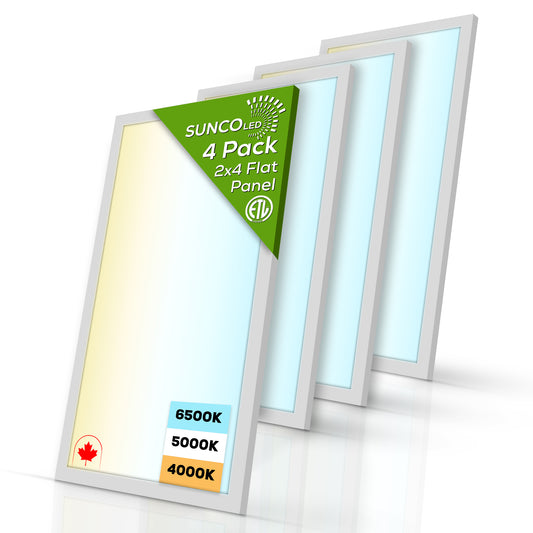 2x4 LED Flat Panel Light (4 Pack)