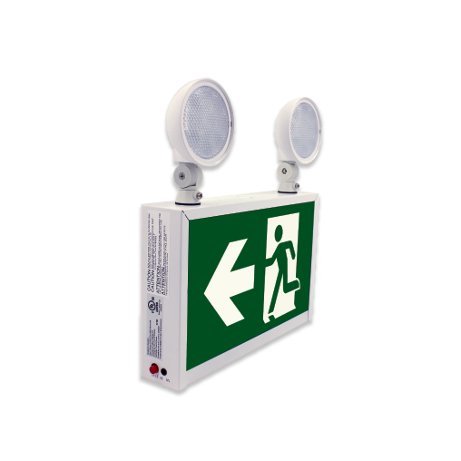 BY-F5024CA Running Man Exit Sign Combo Steel Case