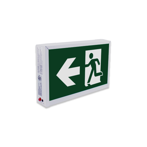 BY-F5025CA Running Man Exit Sign Steel Case