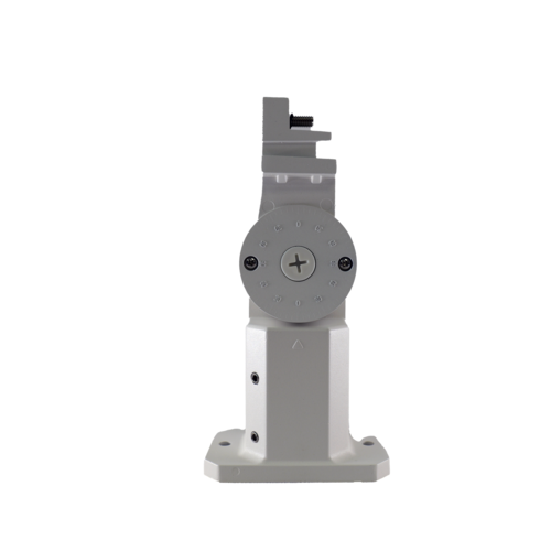 3 in1 Universal Slip Fitter/Arm Mount for Round & Flat pole, White Finish