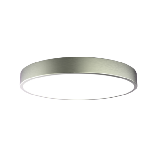 LED Flush Mount 12 inch AC120V 18W Brushed Nickel Finish w/Sensor