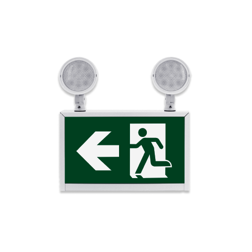 BY-F5024CA Running Man Exit Sign Combo Steel Case